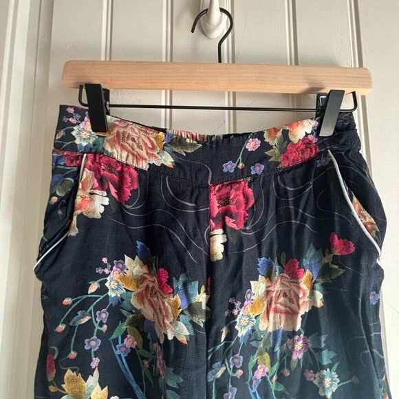 Monsoon London Black Floral Pajama Set - Picture 3 of 4